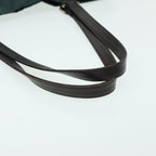 FENDI Tote Bag Nylon Leather Green Brown84445