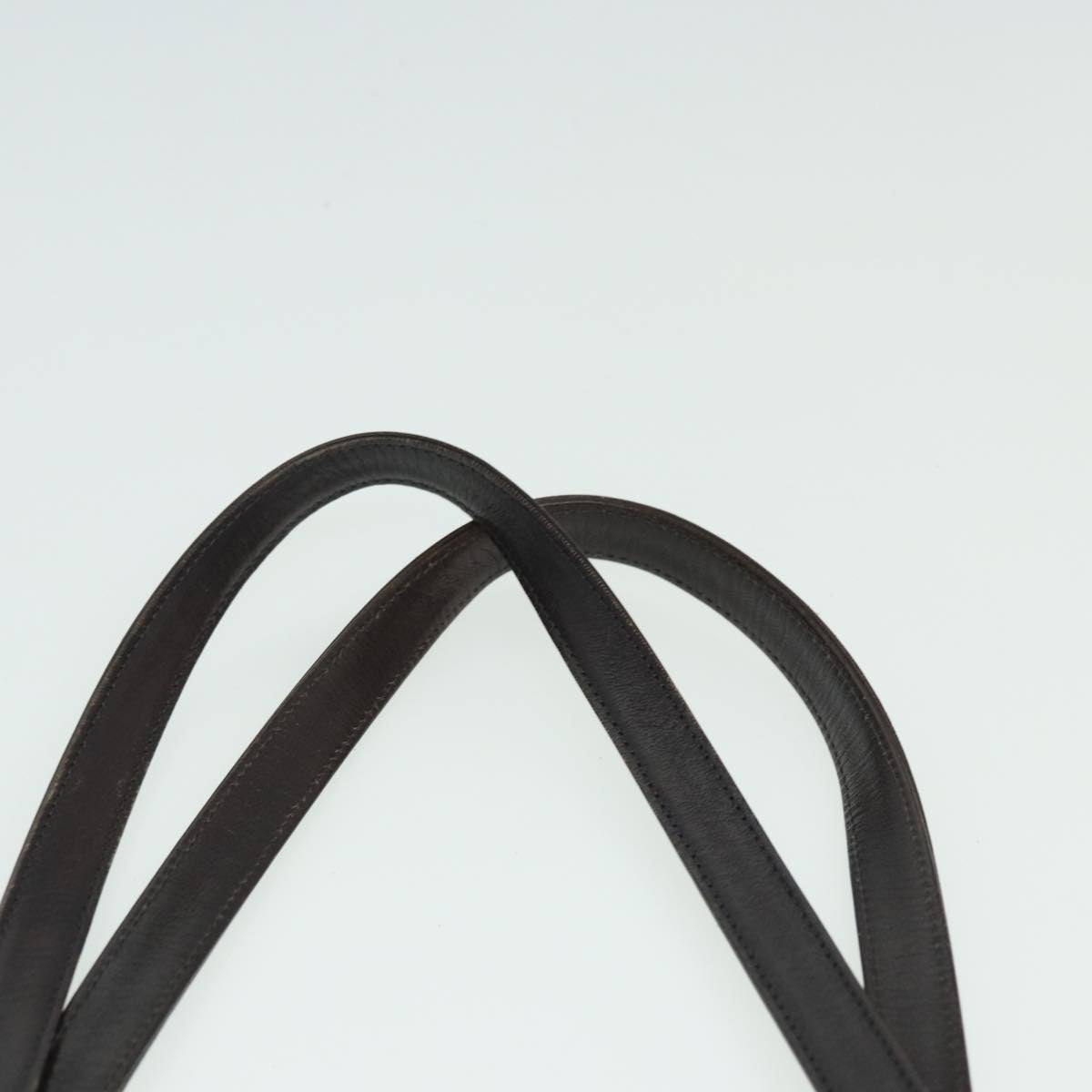 FENDI Tote Bag Nylon Leather Green Brown84445
