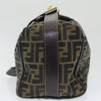 FENDI Zucca Canvas Vanity Pouch Brown Black84448