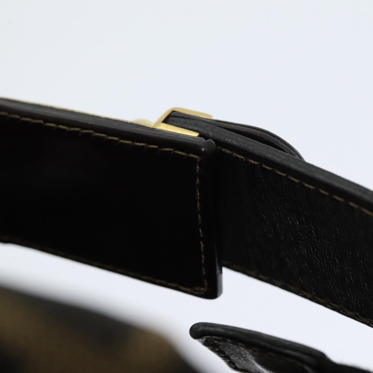 FENDI Zucca Canvas Vanity Pouch Brown Black84448