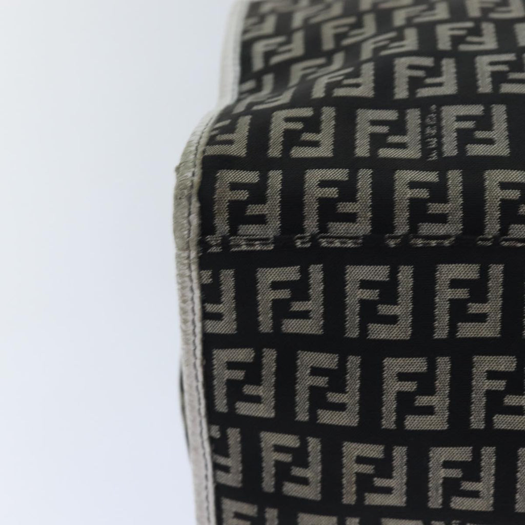 FENDI Zucchino Canvas Tote Bag Brown Gold84553