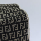 FENDI Zucchino Canvas Tote Bag Brown Gold84553