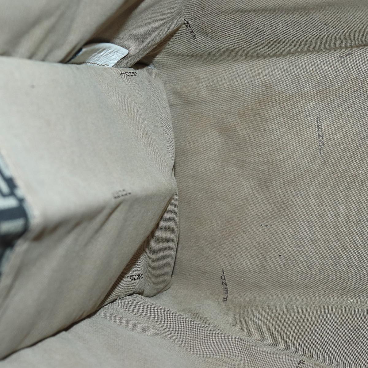 FENDI Zucchino Canvas Tote Bag Brown Gold84553