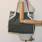 FENDI Zucchino Canvas Tote Bag Brown Gold84553