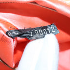 FENDI Tote Bag Canvas Orange Gold84555