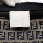 FENDI Zucchino Canvas Accessory Pouch Navy84615