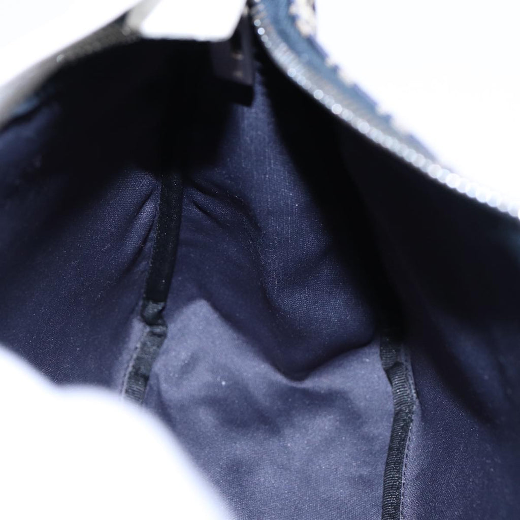 FENDI Zucchino Canvas Accessory Pouch Navy84615