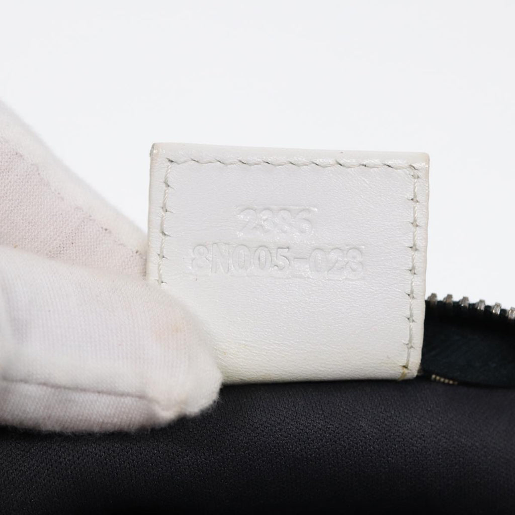 FENDI Zucchino Canvas Accessory Pouch Navy84615