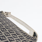 FENDI Zucchino Canvas Accessory Pouch Navy84615