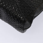 FENDI Tote Bag Leather Black Gold84621