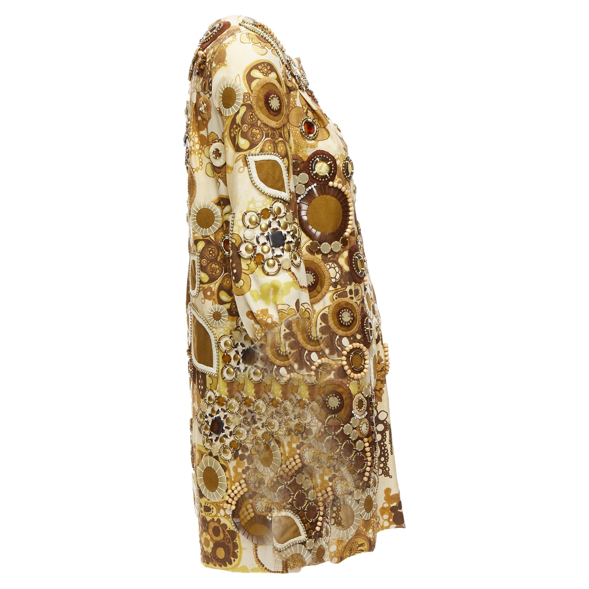 Chloe Phoebe Philo Ficelle Floral Embellished Dress