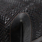 FENDI Tote Bag Leather Black84824