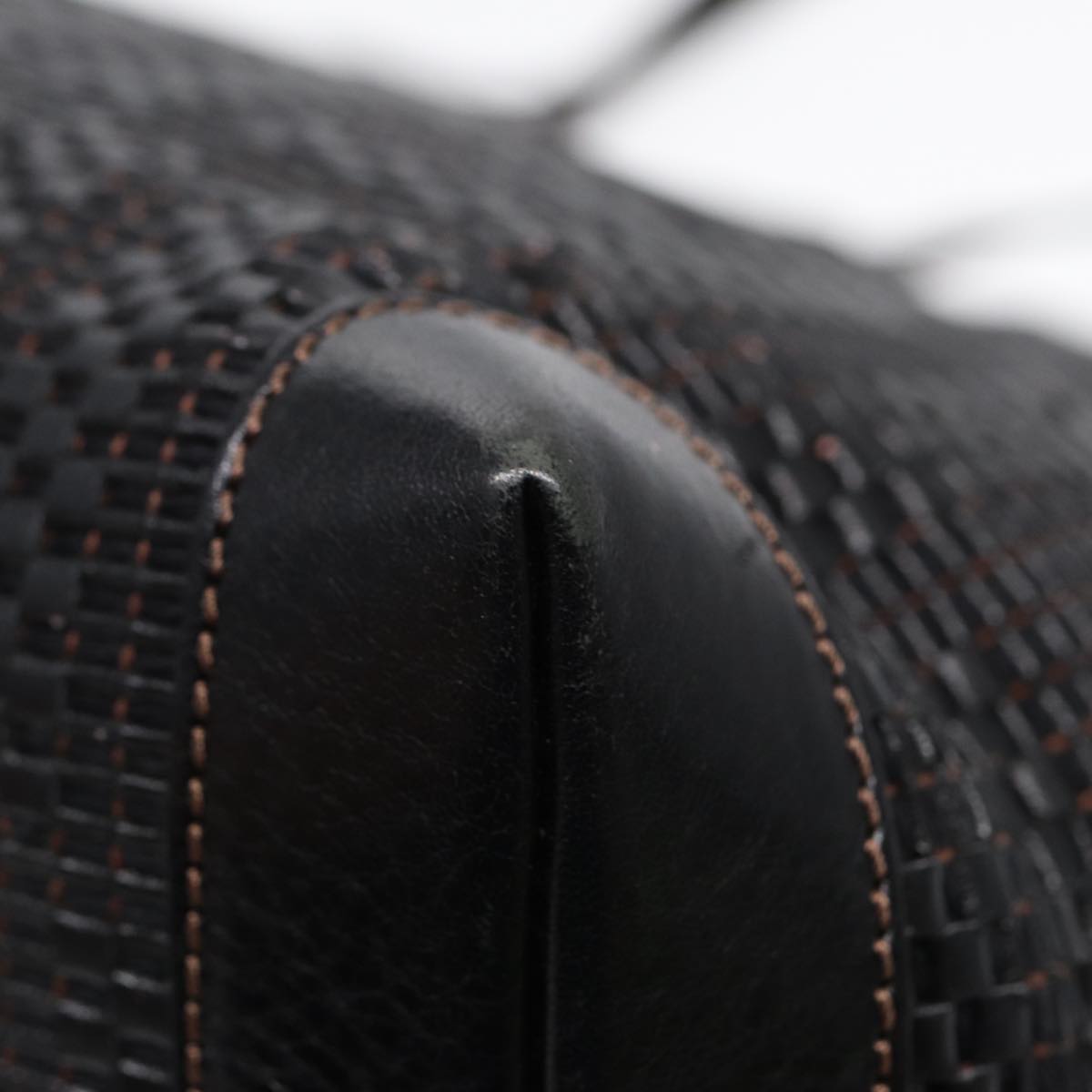 FENDI Tote Bag Leather Black84824