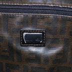 FENDI Tote Bag Leather Black84824