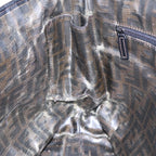 FENDI Tote Bag Leather Black84824