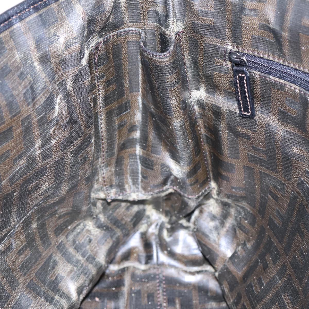 FENDI Tote Bag Leather Black84824