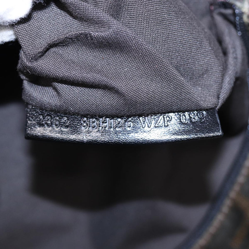 FENDI Tote Bag Leather Black84824