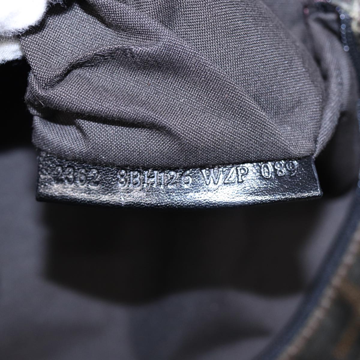 FENDI Tote Bag Leather Black84824