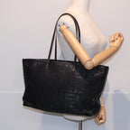FENDI Tote Bag Leather Black84824