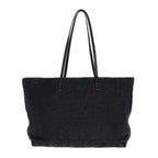 FENDI Tote Bag Leather Black84824