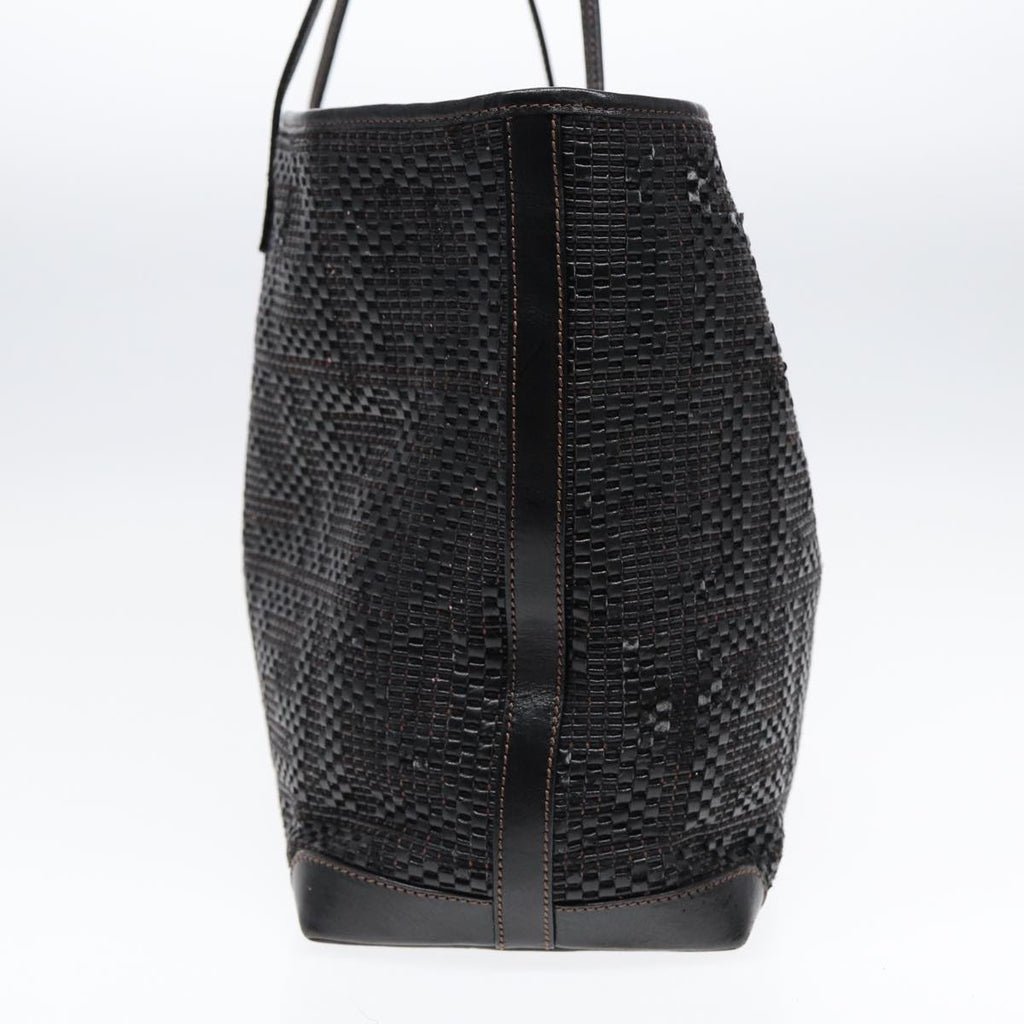FENDI Tote Bag Leather Black84824
