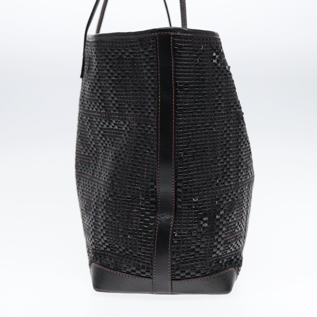 FENDI Tote Bag Leather Black84824