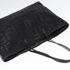 FENDI Tote Bag Leather Black84824