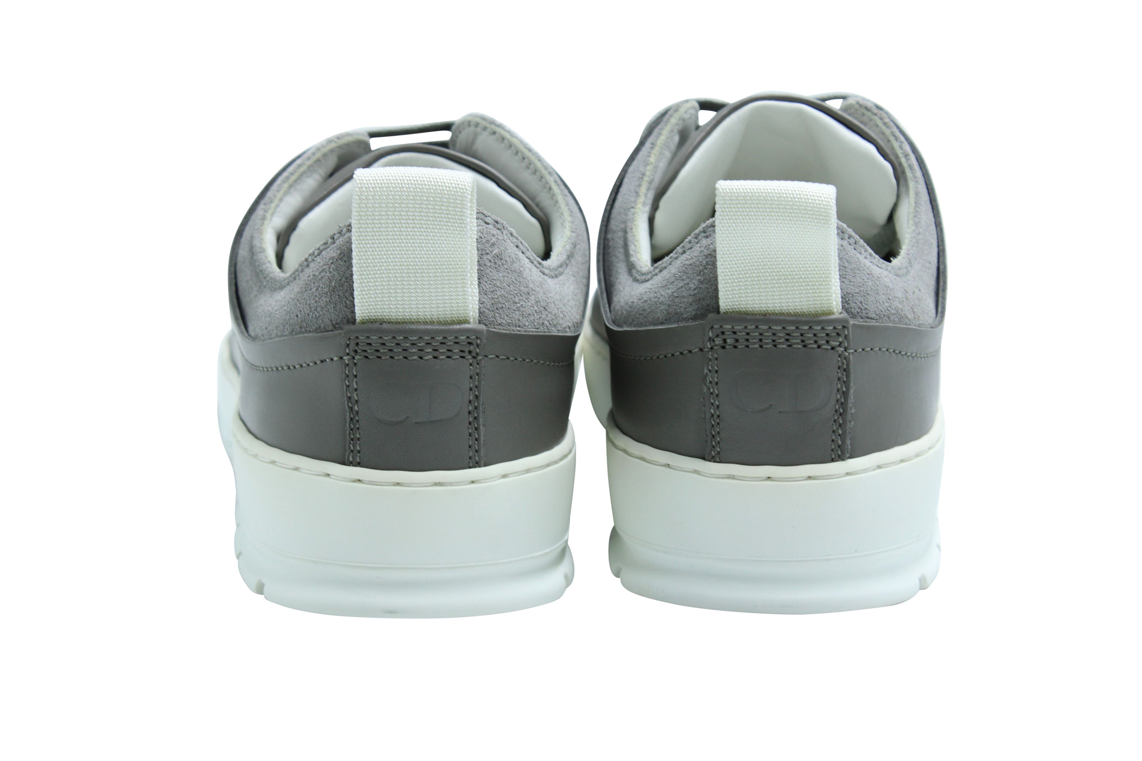 Dior Low Top Sneakers in Grey Leather
