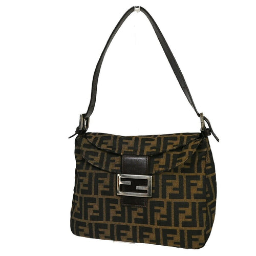 Fendi Zucca  Canvas Shoulder Bag ()