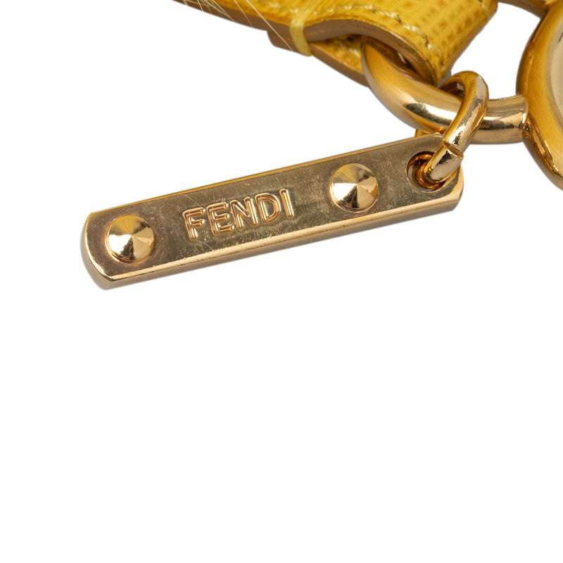 Fendi Pompom Bag Cham Keyholder 7AR259 Yellow