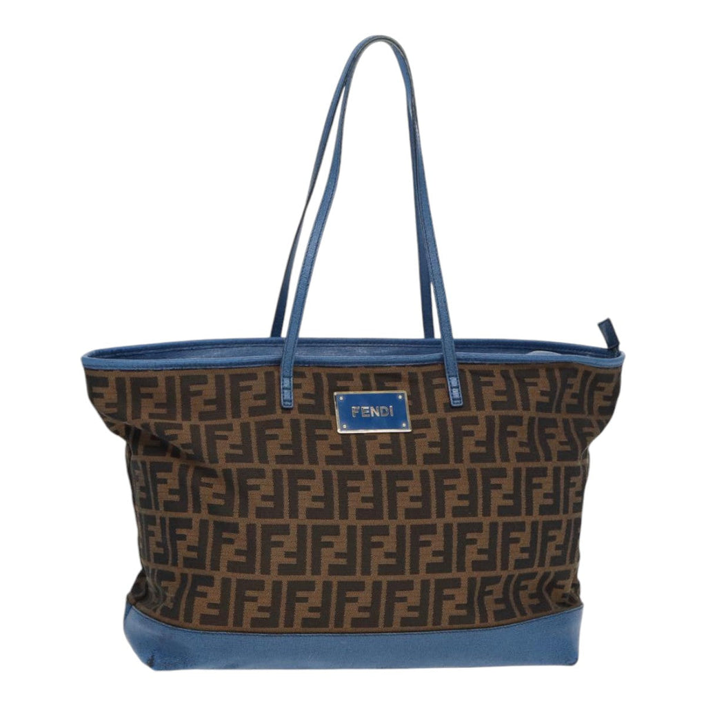 FENDI Zucca Canvas Tote Bag Brown Black85059