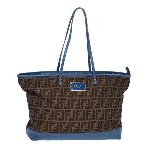 FENDI Zucca Canvas Tote Bag Brown Black85059