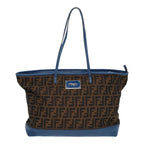 FENDI Zucca Canvas Tote Bag Brown Black85059