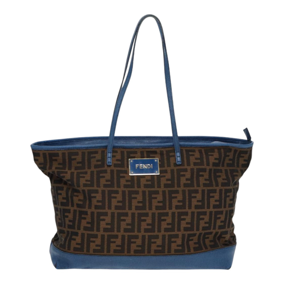 FENDI Zucca Canvas Tote Bag Brown Black85059