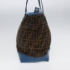 FENDI Zucca Canvas Tote Bag Brown Black85059