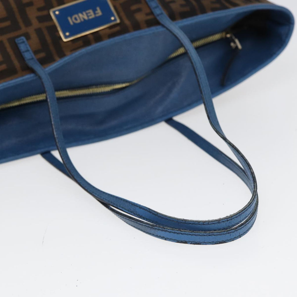 FENDI Zucca Canvas Tote Bag Brown Black85059