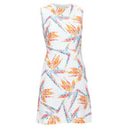 Fendi bird of paradise jacquard cocktail dress