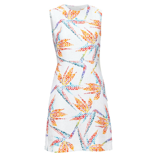 Fendi bird of paradise jacquard cocktail dress