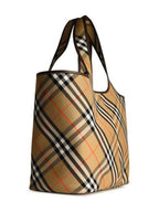Burberry Check Medium Tote Bag Sand