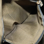 FENDI Zucca Canvas Hand Bag Brown Black gold85463