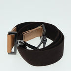 FENDI Zucchino Canvas Boston Bag 2way Beige Brown85464