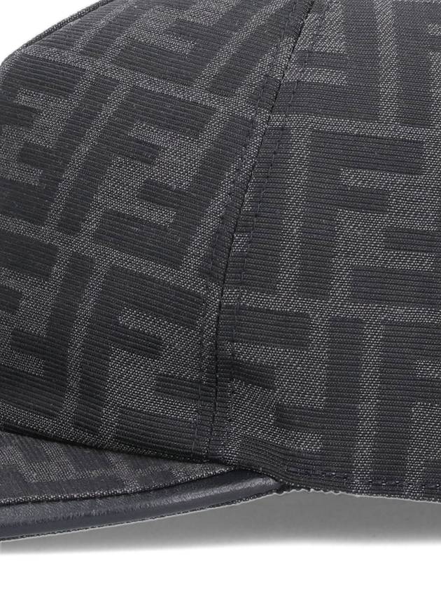 Fendi FF Monogram Ball Cap Black