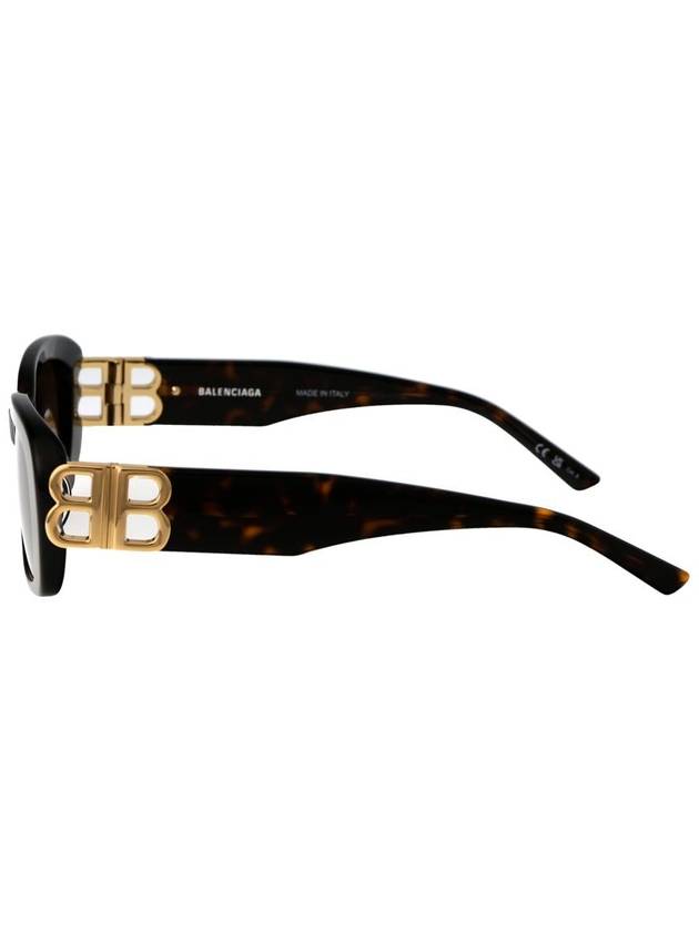 Balenciaga Eyewear Rectangle Acetate Sunglasses Havana