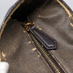FENDI Zucca Canvas Tote Bag Brown Black gold85703
