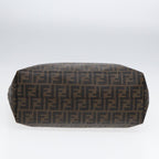 FENDI Zucca Canvas Tote Bag Brown Black gold85703