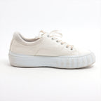 Fendi Zucca Leather Trainers 8 Men White 7E1415