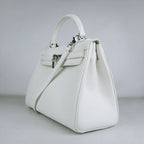 Hermes Kelly 32cm Togo Leather Handbag 6108 White Silver