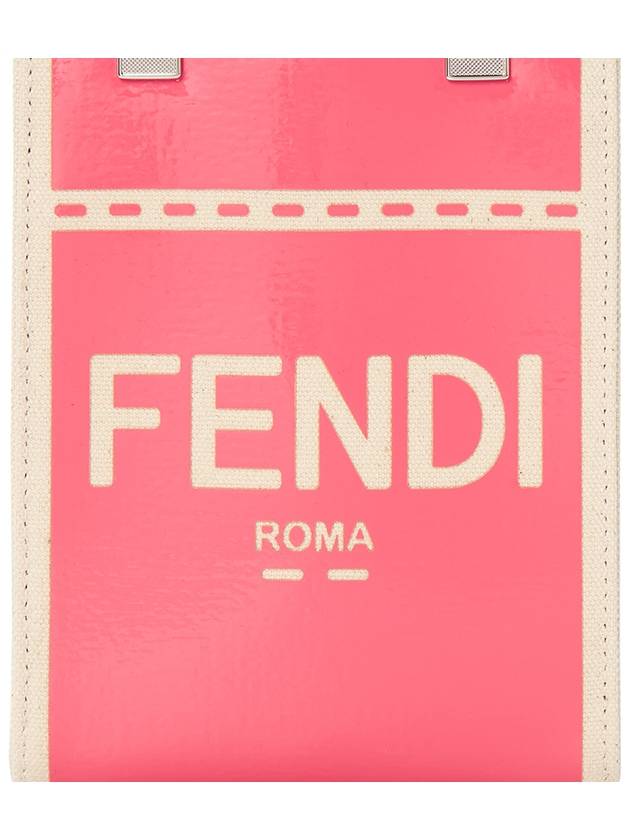 Fendi Sunshine Shopper Small Tote Bag Pink