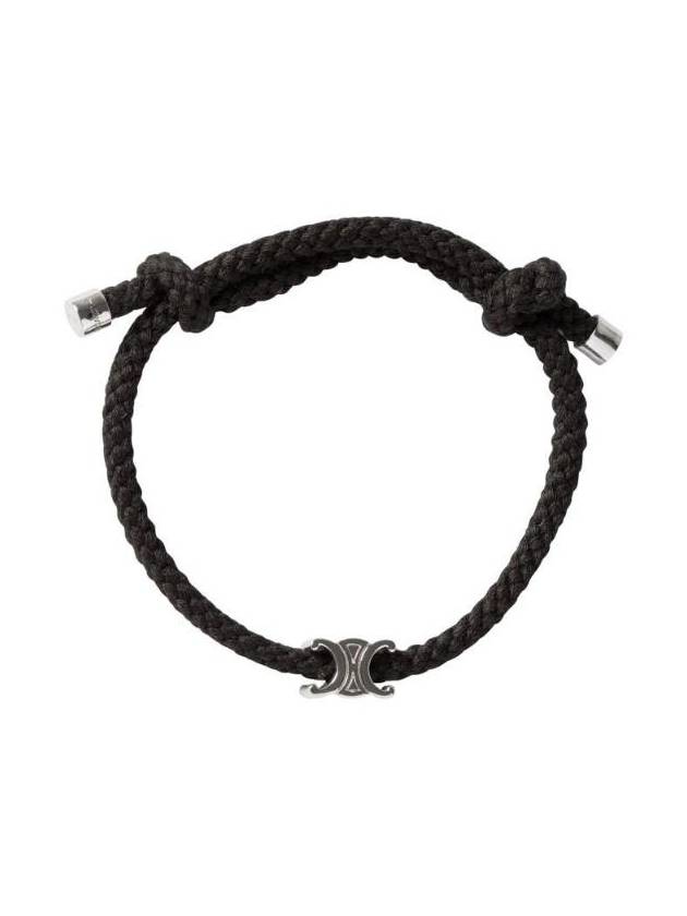 CELINE Triomphe Beach Bracelet Black