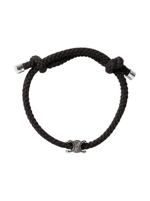 CELINE Triomphe Beach Bracelet Black